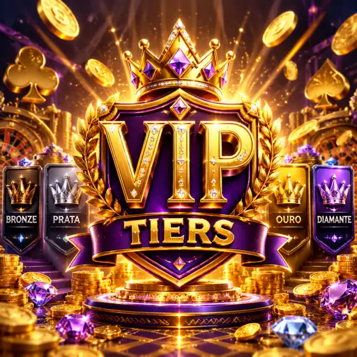 Tabela visual de níveis VIP com a alíquota de cashback de cada um